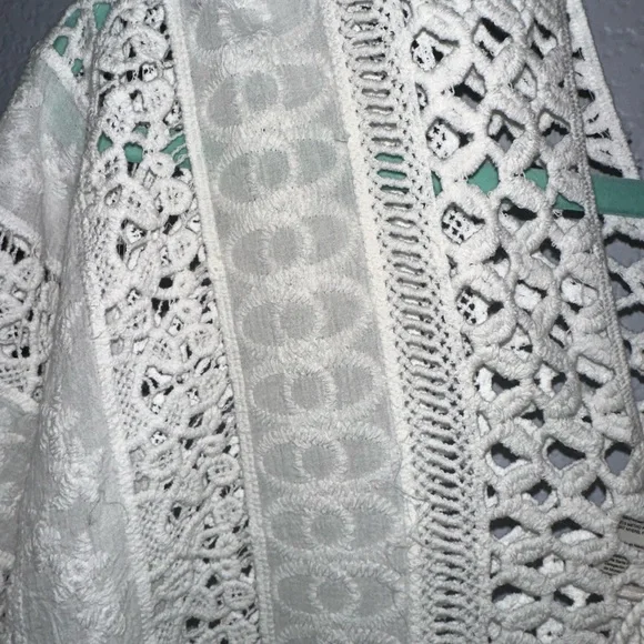 Chico's NWT Poncho/Beach/Swimsuit coverup White - Picture 6 of 8